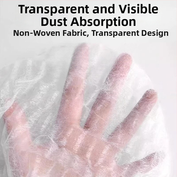 Vienreizējās lietošanas metļas pārsegs mājsaimniecībai, auduma materiāls ar netkanu vāciņu, 100 gab./iepakojumā, 100 iepakojumu kastē, noliktavā