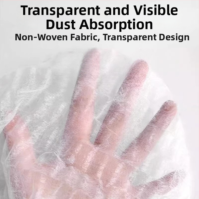 Vienreizējās lietošanas metļas pārsegs mājsaimniecībai, auduma materiāls ar netkanu vāciņu, 100 gab./iepakojumā, 100 iepakojumu kastē, noliktavā