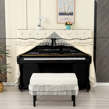 Pokrov za klavir od kemijskih vlakana, moderan i jednostavan stil, prašinski pokrov, pokrov za kauč ili klima uređaj.