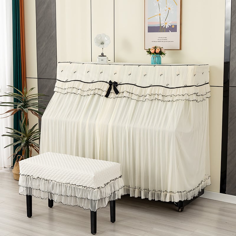 Pokrov za klavir od kemijskih vlakana, moderan i jednostavan stil, prašinski pokrov, pokrov za kauč ili klima uređaj.