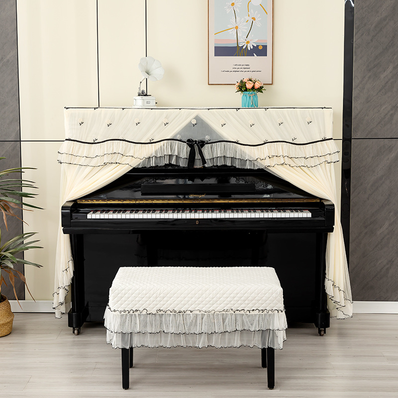 Pokrov za klavir od kemijskih vlakana, moderan i jednostavan stil, prašinski pokrov, pokrov za kauč ili klima uređaj.