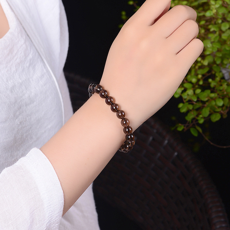 Brățară din obsidian – lustruită, unisex, formă geometrică, iarna 2023