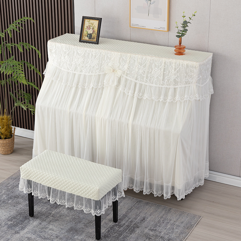 Set navlaka za klavir – navlaka za prašinu i navlaka za stolicu, poliester, moderni minimalistički stil (kategorija: navlaka za prašinu/sofa/klima)