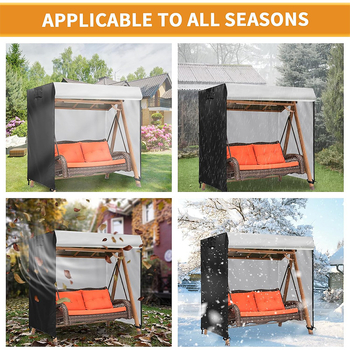 Kültéri hintatakaró – Oxford anyag, vízálló, UV-védett és porálló, minimalist stílus, termékkód A25