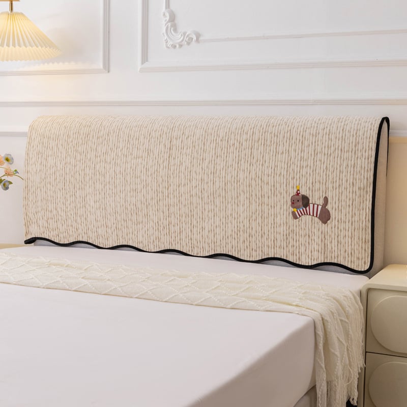 Navlaka za bočni pokrivač kreveta — chenille, Spring Peony, moderan minimalistički stil, zaštita od prašine/sofa/klima