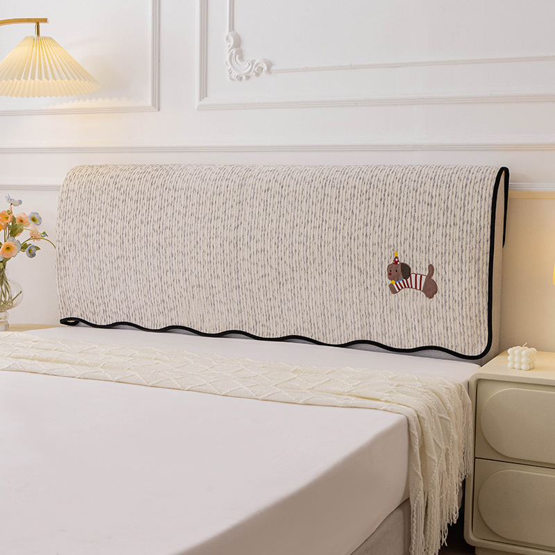 Navlaka za bočni pokrivač kreveta — chenille, Spring Peony, moderan minimalistički stil, zaštita od prašine/sofa/klima