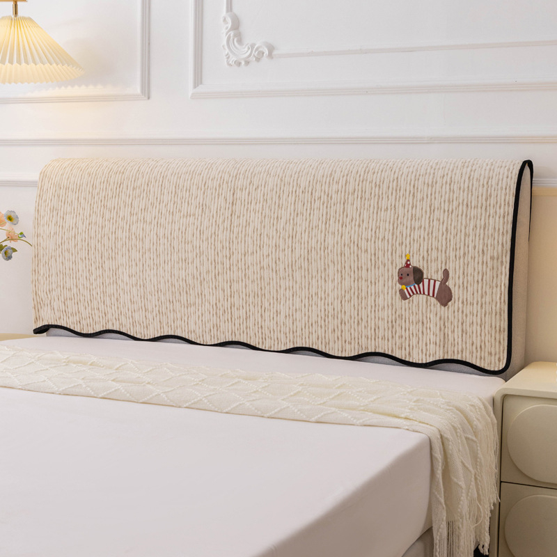 Navlaka za bočni pokrivač kreveta — chenille, Spring Peony, moderan minimalistički stil, zaštita od prašine/sofa/klima