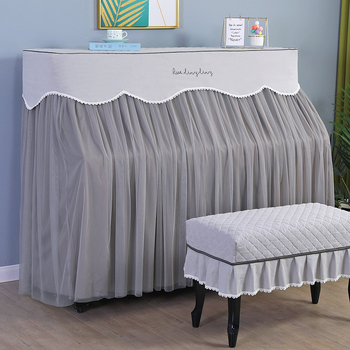 Pokrov za klavir Weiman — poliester, čipka, moderni minimalistički stil, mogućnost prilagodbe