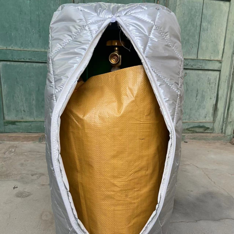 Zaštitni pokrov plinske boce, Oxford tkanina, dvostrano vodootporan, prašini otporan, pamučna izolacija, za vanjsku upotrebu