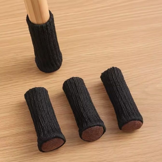 Capace pentru picioarele mesei și scaunelor – tricotate cu dublu strat, antiderapante, rezistente la uzură