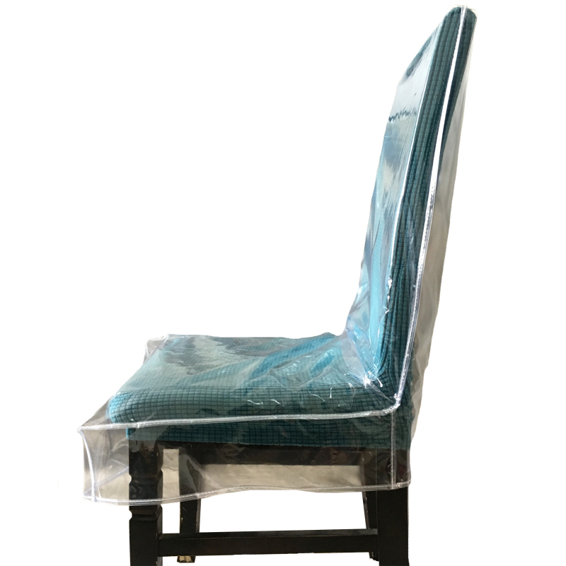 Husă pentru scaun PVC, dreptunghiulară, protecție împotriva prafului, stil modern minimalist