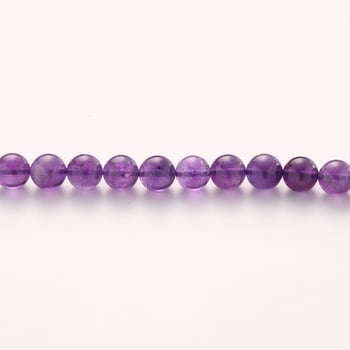 Prirodne ametistne perle, slobodne perle za izradu DIY narukvice, ljubičasto-lavanda, okrugle, 4 mm