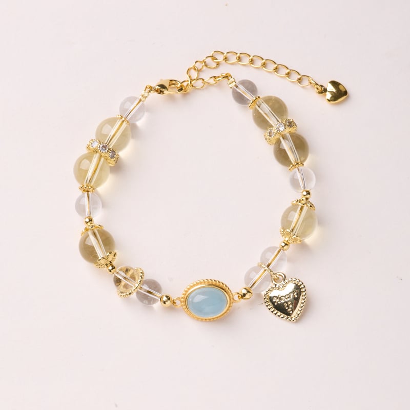 Brățară Feiyi accesorii din cristal de căpșună, lucrată manual, pentru femei, stil chinezesc, retro-literar