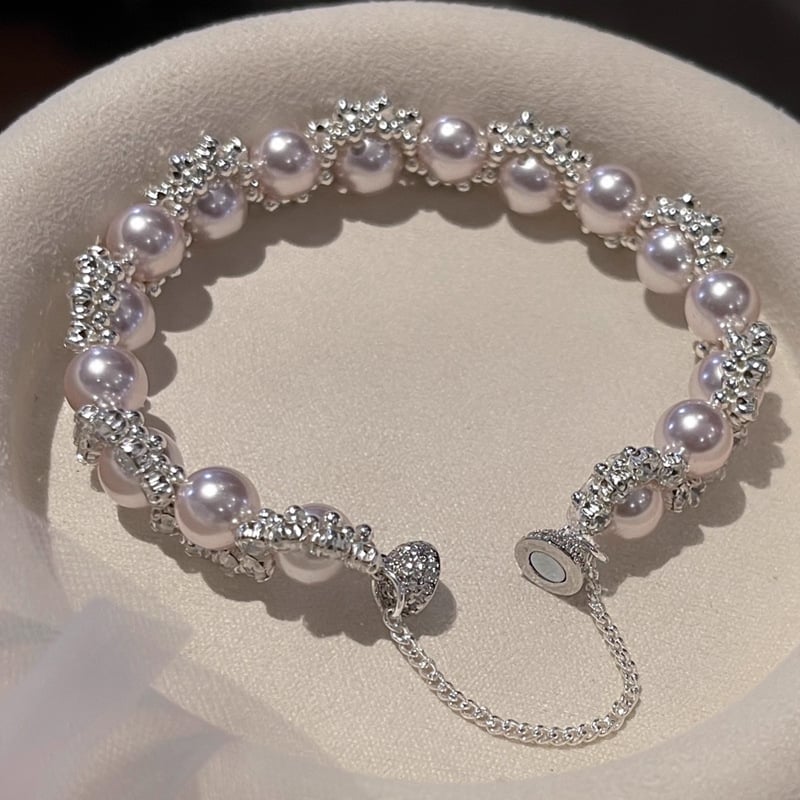 Brățară Yuqi - feminin, stil coreean - formă geometrică - materiale mixte - mărgele