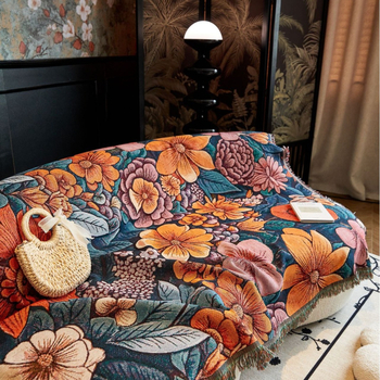 Kanapévédő - csúszásmentes, négy évszakos univerzális, porvédett szövet, poliészter-pamut, 80% poliészter, teljes fedés