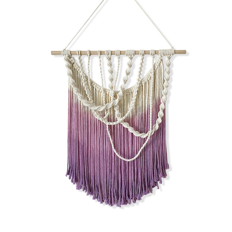 Памучен гоблен, ръчно тъкан, правоъгълен, стил Нова китайска естетика, дневна декорация