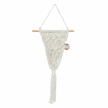 Гоблен за стена с пресушени цветя - ръчно тъкан, полиестер-памук, модерен минимализъм, възможност за персонализация