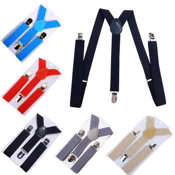 Vaikų petnešų segtukai su Y forma, reguliuojamas ilgis, elastinė juostelė, 3 segtukai, unisex