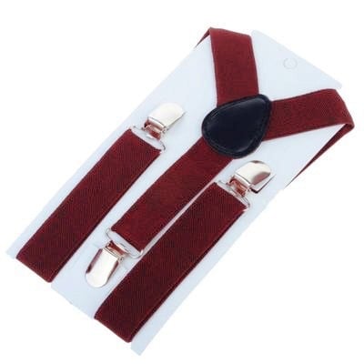 Vaikų petnešų segtukai su Y forma, reguliuojamas ilgis, elastinė juostelė, 3 segtukai, unisex