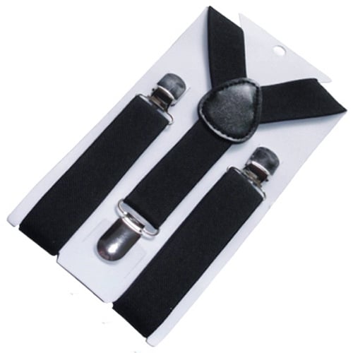 Vaikų petnešų segtukai su Y forma, reguliuojamas ilgis, elastinė juostelė, 3 segtukai, unisex