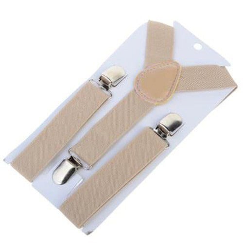 Vaikų petnešų segtukai su Y forma, reguliuojamas ilgis, elastinė juostelė, 3 segtukai, unisex