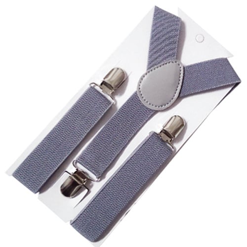 Vaikų petnešų segtukai su Y forma, reguliuojamas ilgis, elastinė juostelė, 3 segtukai, unisex