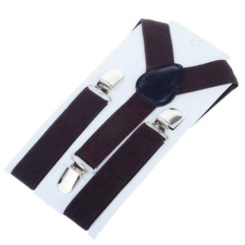 Vaikų petnešų segtukai su Y forma, reguliuojamas ilgis, elastinė juostelė, 3 segtukai, unisex