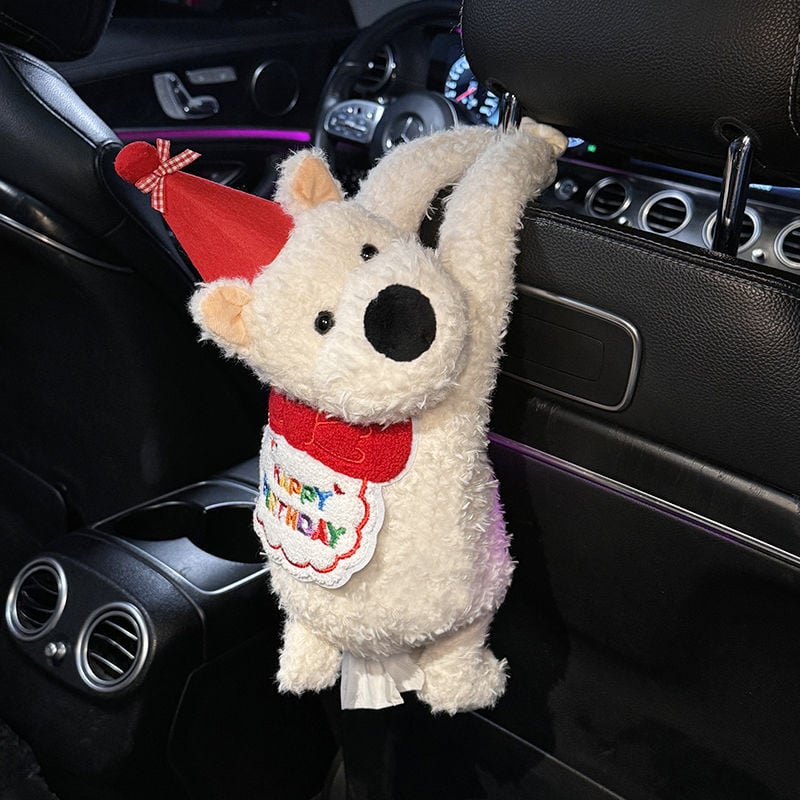 Κουτί χαρτοπετσέτων αυτοκινήτου με λούτρινη κούκλα, κρεμαστή εγκατάσταση, κωδικός 63h30364z01717