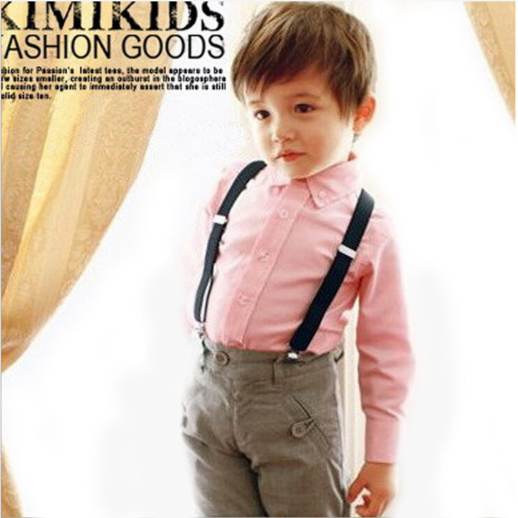 Vaikų petnešų klipsai Y formos, elastinė juostelė, reguliuojamas ilgis, 3 klipsai