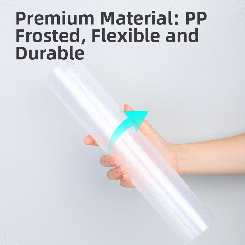 Deli dokumendikomplekt: L-tüüpi ühe lehekülje kaust läbipaistva sisestuskattega – plastik