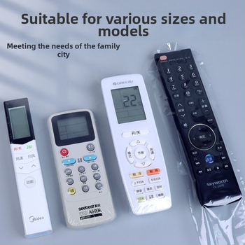 Universālais aizsargapvalks attālo vadības ierīcei no siltuma saraušanas plēves, caurspīdīgs, modelis Rsm2101050, plastmasa