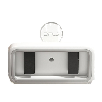 Sienas telefona turētājs ar vakuuma piespraušanu, ūdensizturīgs un pret miglošanos, ar vāku