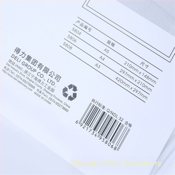 Deli 5806 Läbipaistev plastikkaardi kaitse PVC-faili jaoks – kõva kate, mudel 5806, paksus 0.4 mm