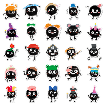 Manqian set de 50 autocolante pentru copii, pentru decorarea huselor de telefon și a jurnalelor, impermeabile, tipărire offset, autocolante autoadezive