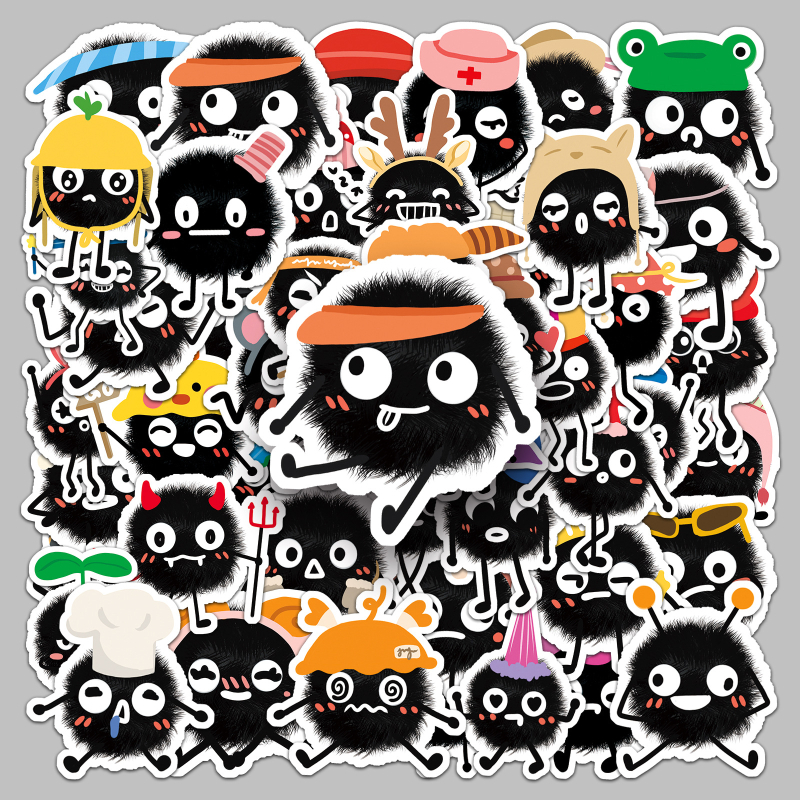 Manqian set de 50 autocolante pentru copii, pentru decorarea huselor de telefon și a jurnalelor, impermeabile, tipărire offset, autocolante autoadezive