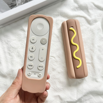 Google TV Streamer4K/Chromecast tālvadības aizsargs — PVC materiāls, mūsdienīgs minimālisma stils, produkta kods 0022