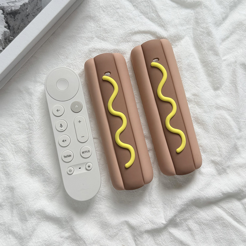 Google TV Streamer4K/Chromecast tālvadības aizsargs — PVC materiāls, mūsdienīgs minimālisma stils, produkta kods 0022