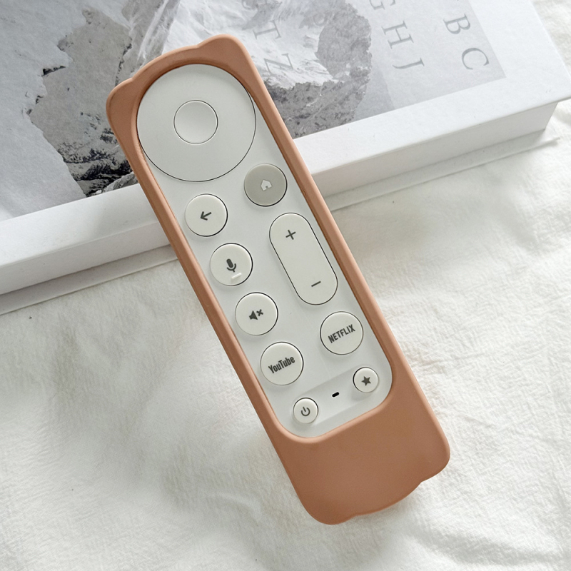 Google TV Streamer4K/Chromecast tālvadības aizsargs — PVC materiāls, mūsdienīgs minimālisma stils, produkta kods 0022