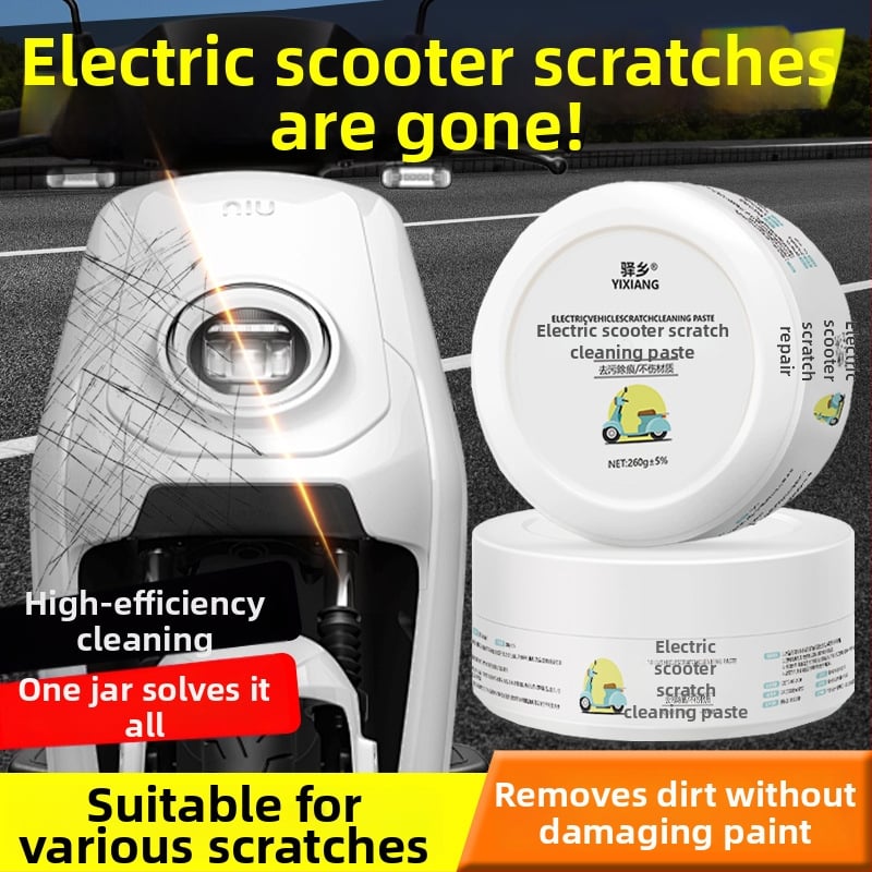 Universali valymo pasta elektriniams transporteriui ir motociklams; įbrėžimų šalinimas ir plastikinio korpuso paviršiaus atnaujinimas. Prekės ženklas: Yixiang; Kilmės vieta: Guangdong; Pakuotė: 50 vnt.; Poveikis: gilus ir saugus dekontaminavimas.