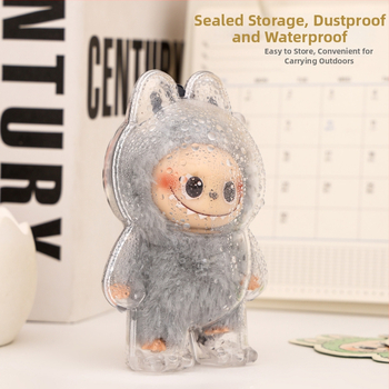 Independent Labubu 4.0 putekļu aizsargapvalks lellītei, PC materiāls, logotipa drukāšana, pielāgota apstrāde, BG0014