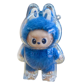 Independent Labubu 4.0 putekļu aizsargapvalks lellītei, PC materiāls, logotipa drukāšana, pielāgota apstrāde, BG0014