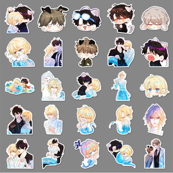 Set de stickere: sirene graffiti, impermeabile, ușor de lipit; Brand Poetry; Stil Lovable Wind; Tipărire offset