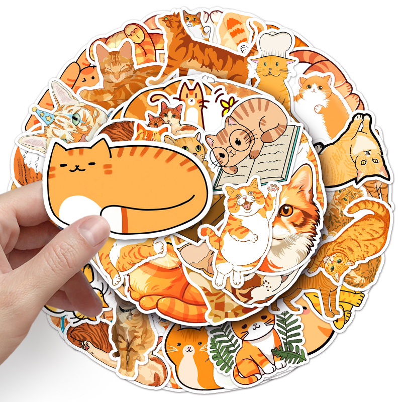 Shi First Set Naljepnica S Mačkom – karikatura serije, samoljepljive, offset tisak, težina 30 g