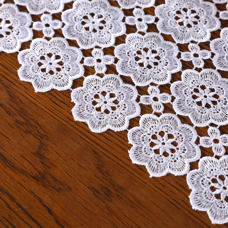 Знаме за маса в скандинавски стил, 100% полиестер, рисунка с растения и цветя, налична персонализация