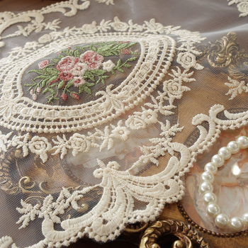 Скандинавски стил – дантелена лента за център на маса и ТВ шкаф, платнена декоративна подложка за вази, дълга лента с модел цветя/листа; полиестер