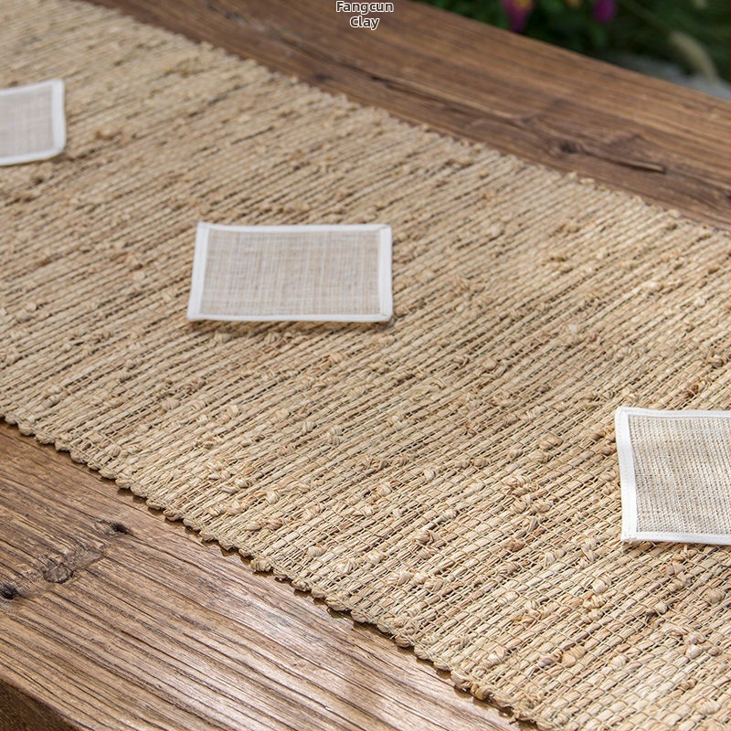 Zenový behúň na čajový stôl, polyesterová tkanina, 80% hlavný materiál, sekundárny polyester, moderný minimalistický štýl