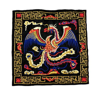 Nova etnička izvezena zakrpa s motivom crane, poliester vlakna, namijenjena odjeći, marka Fusheng Da