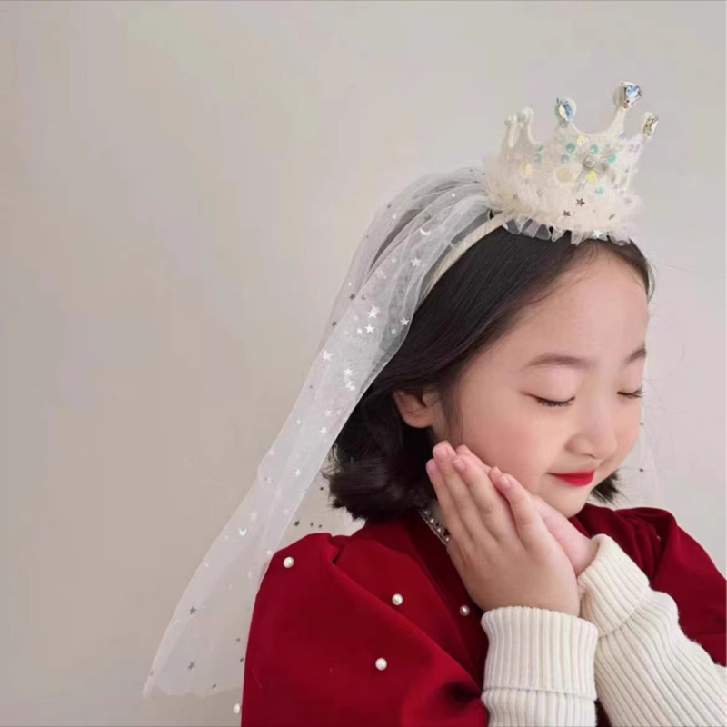 Diademă pentru copii – accesoriu de păr din plastic, fabricat manual, stil desen animat, unisex