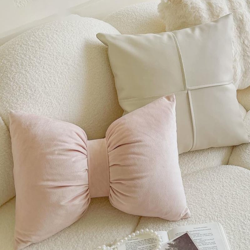 Jastučnica Bow tie serija, poliester, nordijski stil, za dnevni prostor