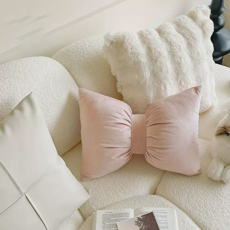 Jastučnica Bow tie serija, poliester, nordijski stil, za dnevni prostor